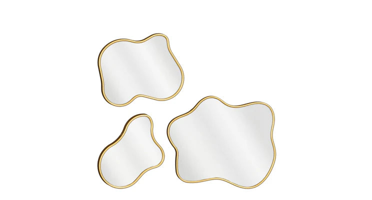 Landos mirror gold 3 pieces