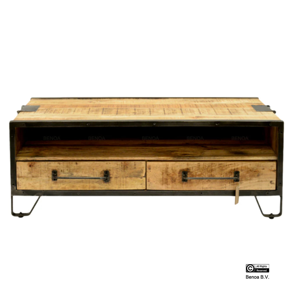 Industrial coffee table