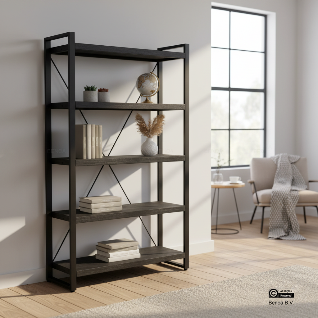 Bookcase Black 120