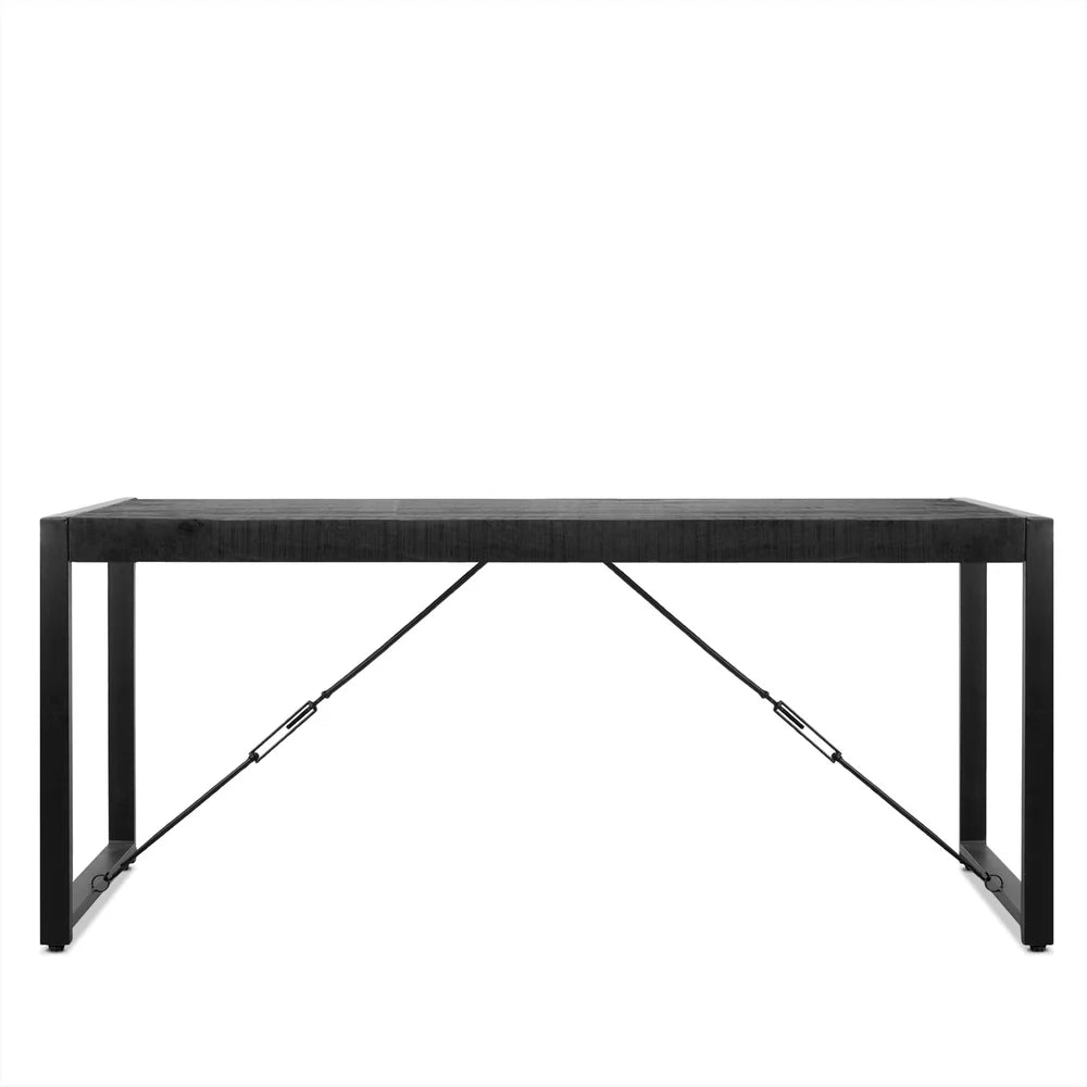 Britt Straight black dining table