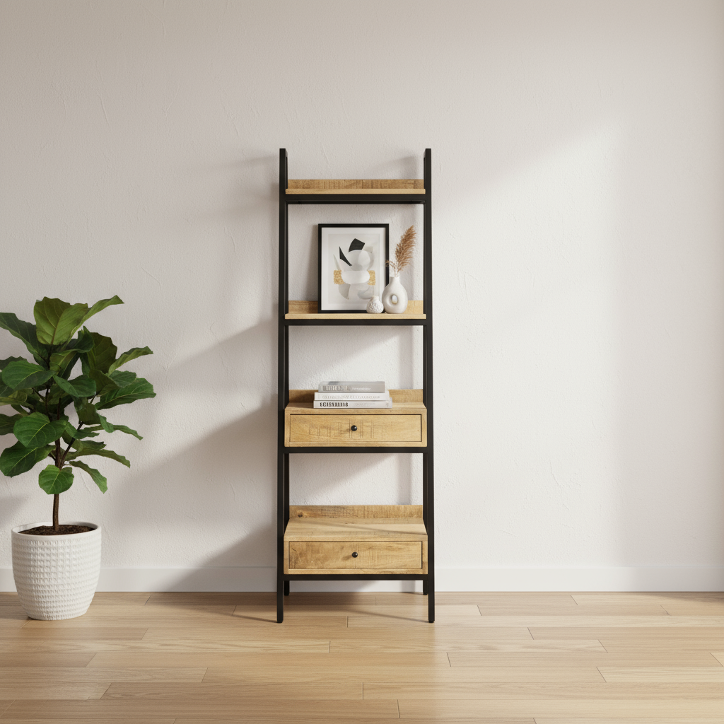Storage rack with drawers