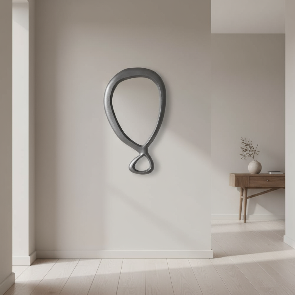 Spiegel Zilver Organisch