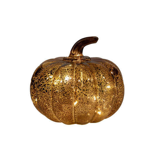 Pompoen met verlichting