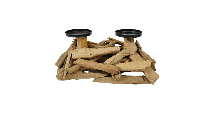 Kerzenständer aus Treibholz