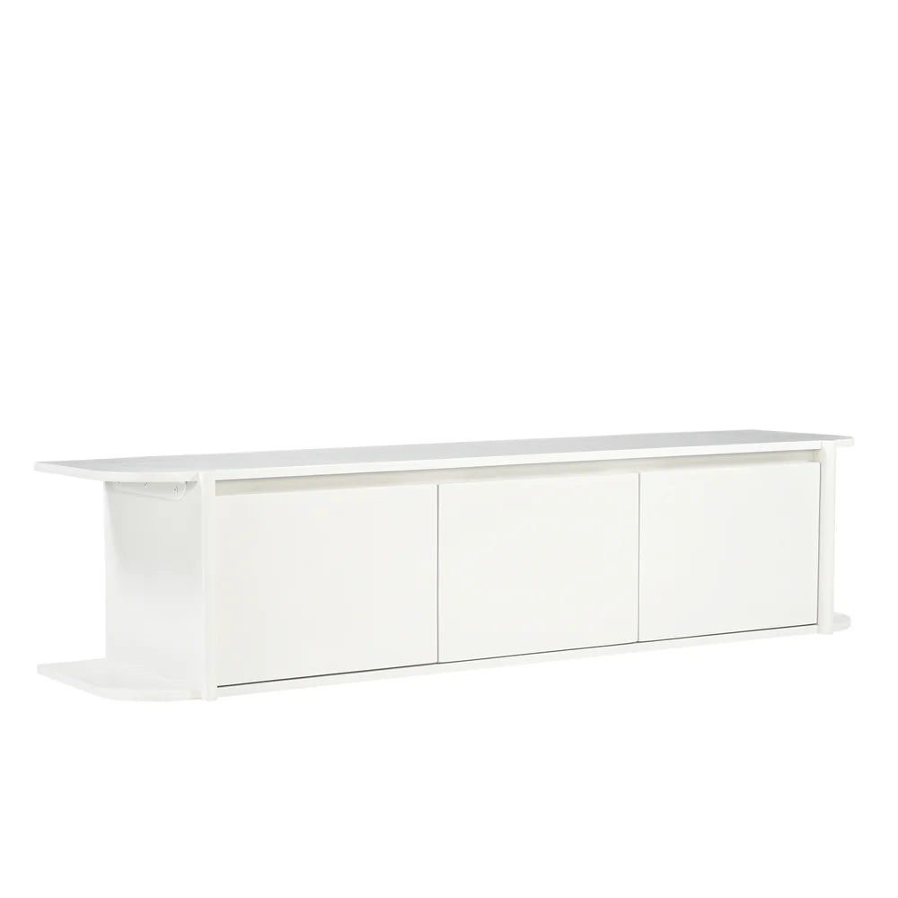 Tv meubel Jade zwevend Wit