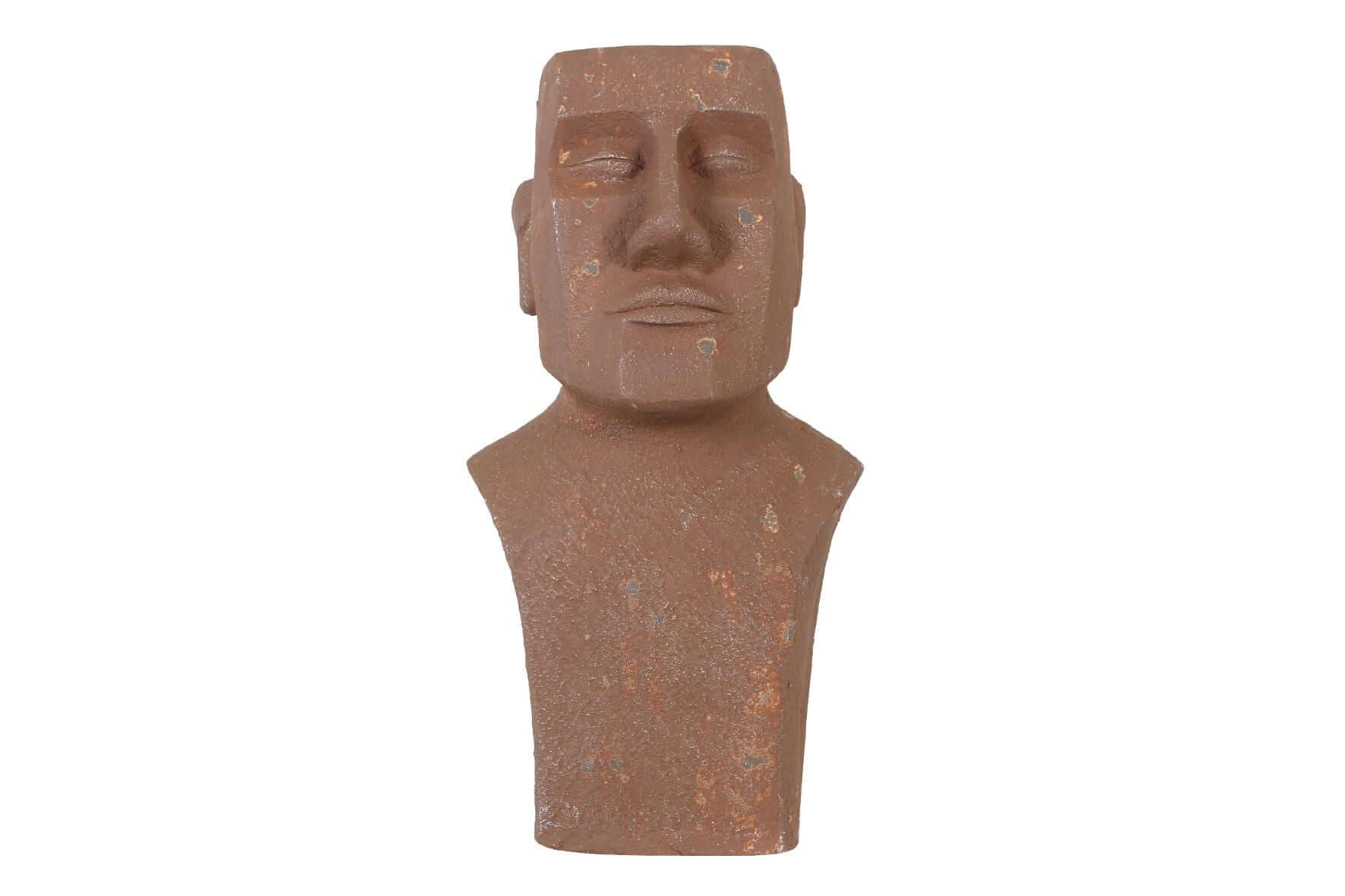 flower pot in the shape of a face