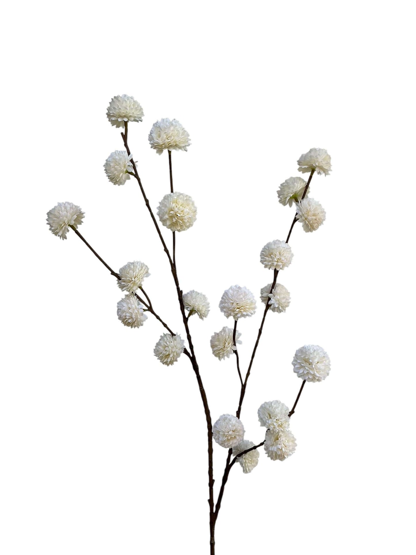 Pompom tak wit 100cm