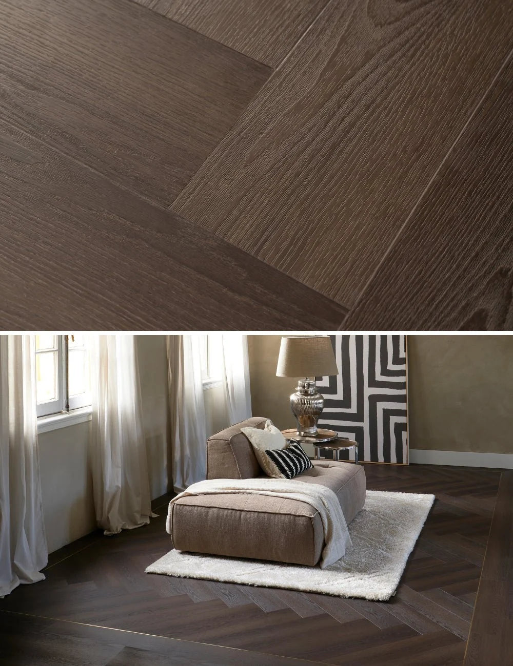 Rivièra Maison The Long Island Collection Montauk Dark Visgraat/Herringbone 345-255833