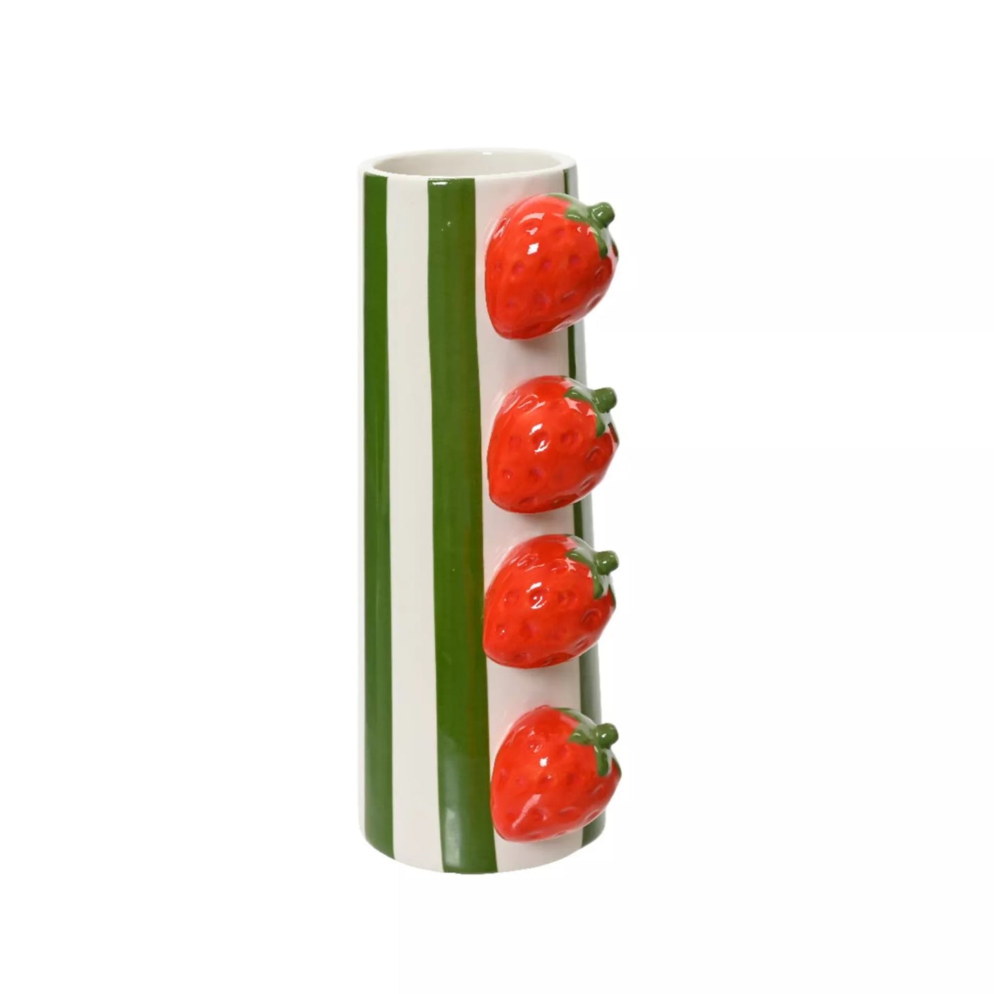Vaas streep aardbeien