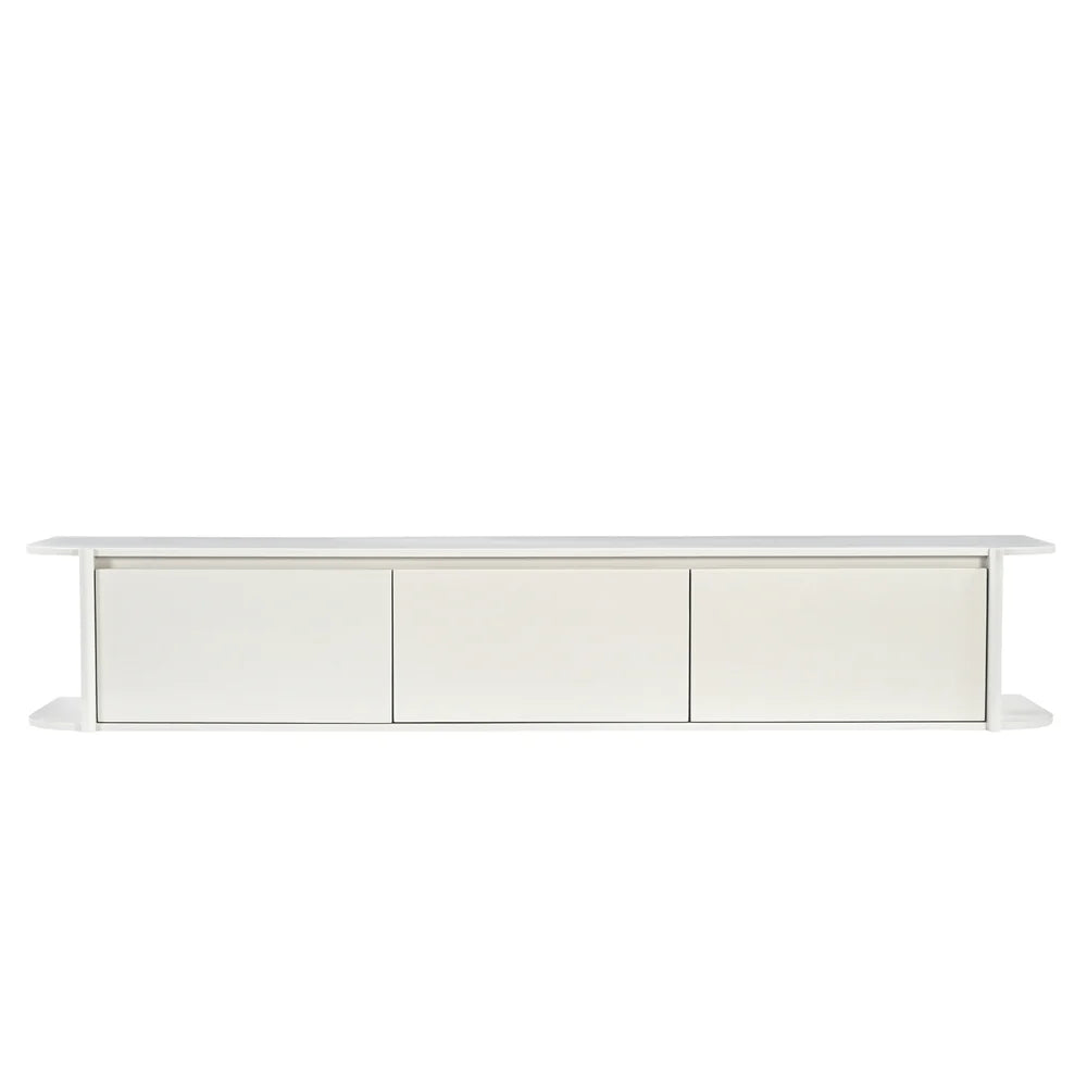 Tv meubel Jade zwevend Wit