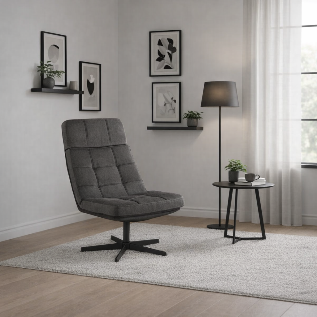 Alvar swivel armchair