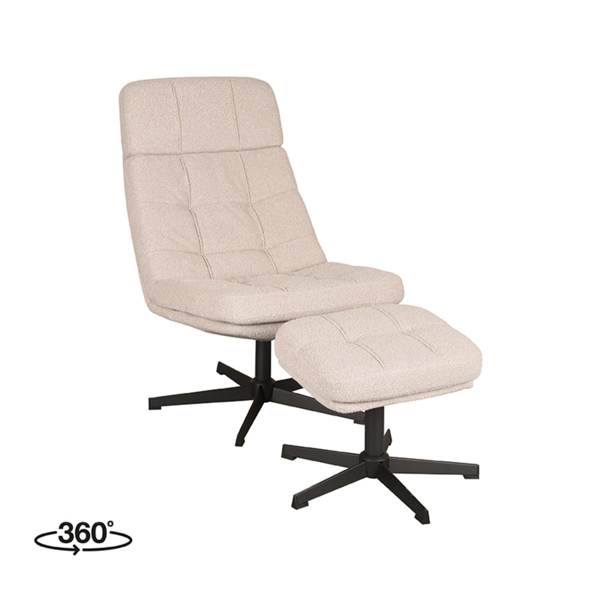 Draaifauteuil Alvar Naturel