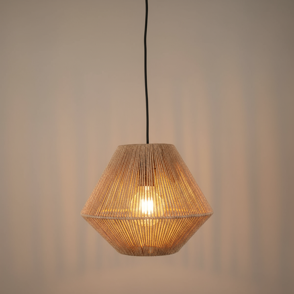 Ibiza Diamond Natural Pendant Lamp