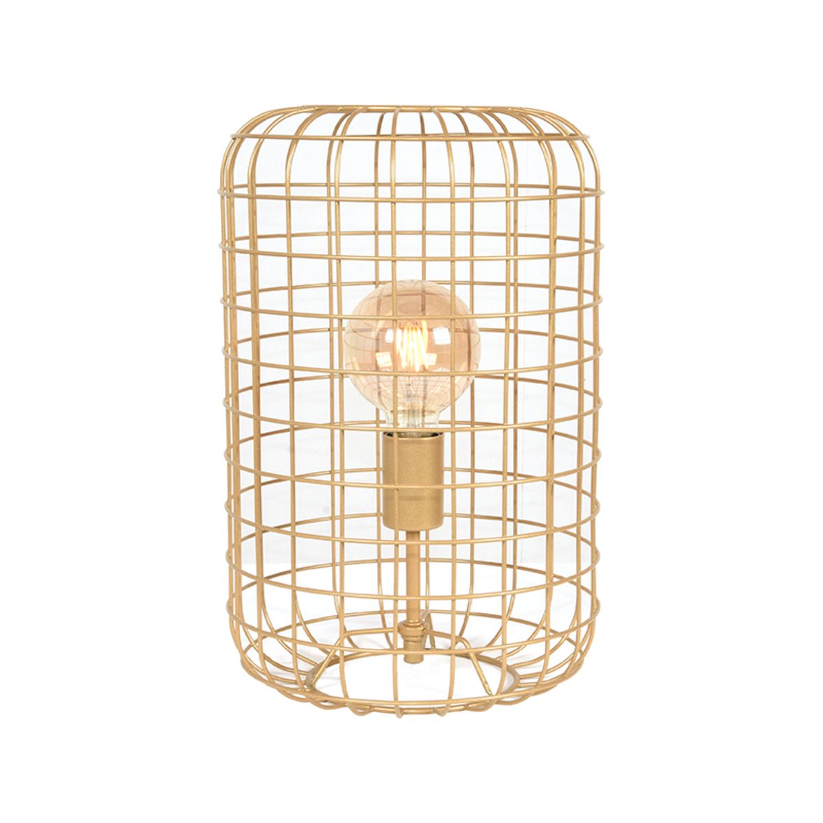 Solido gold table lamp