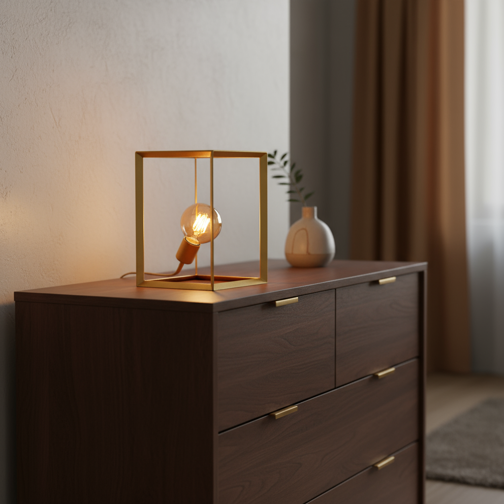 Tetto Gold Table Lamp