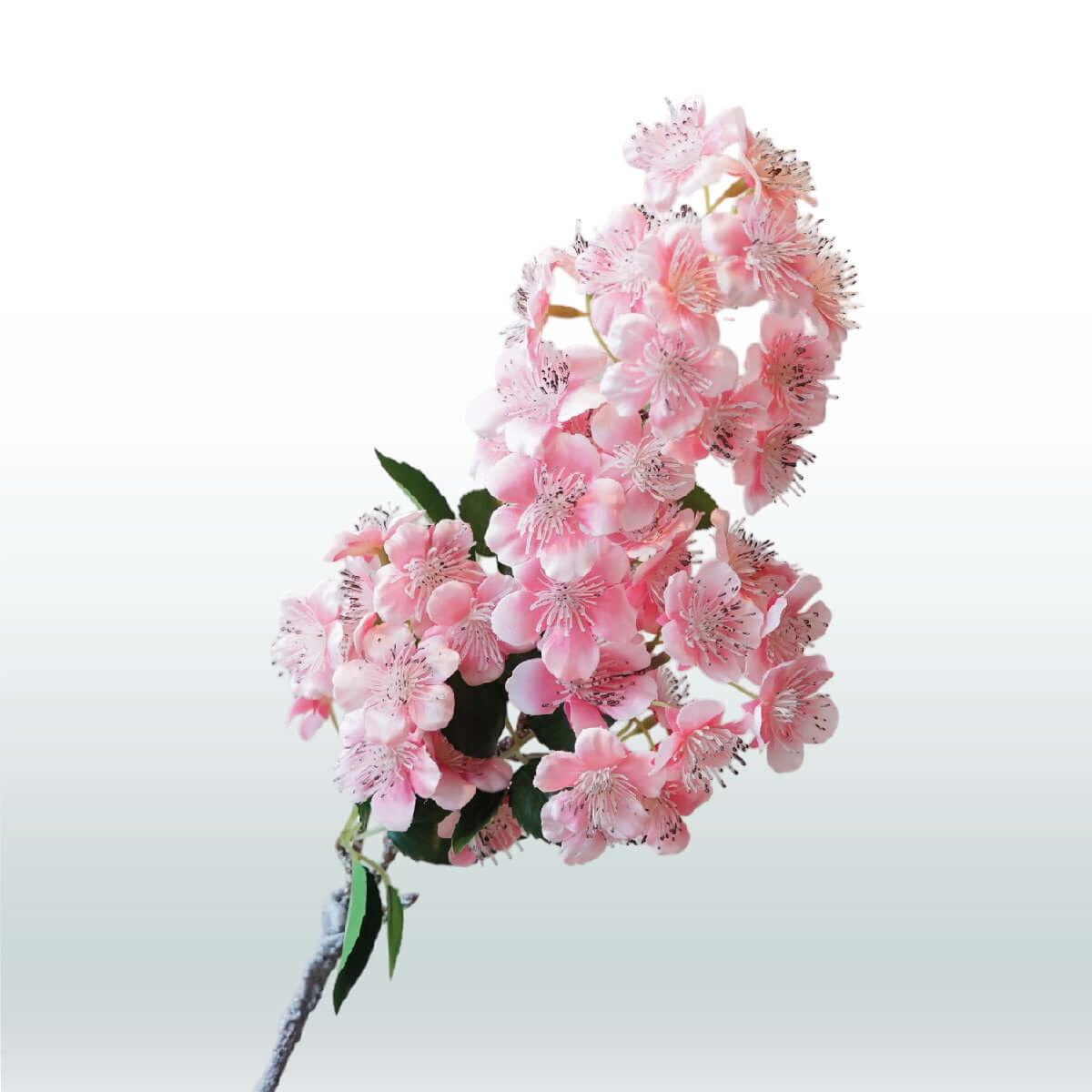 Peach blossom branch 58cm light pink