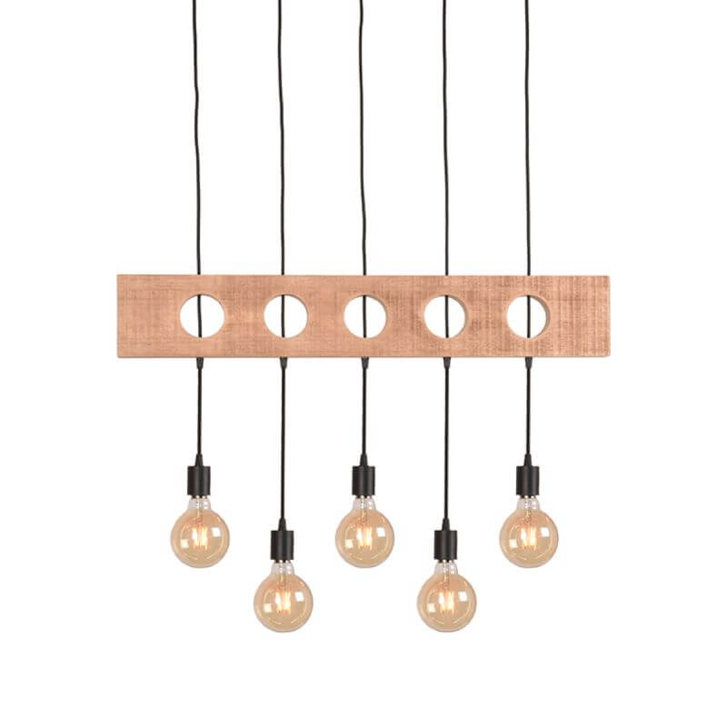Timber Rough Mango Wood Pendant Lamp