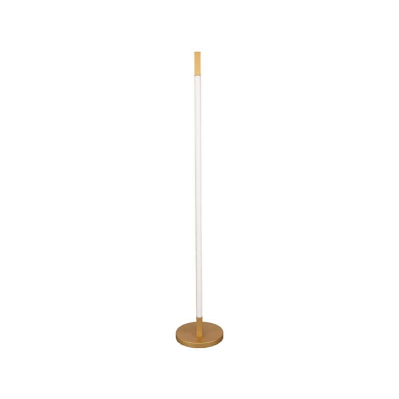 Vloerlamp Futuro 23x23x130 cm Antiek Goud Metaal | Incl. LED