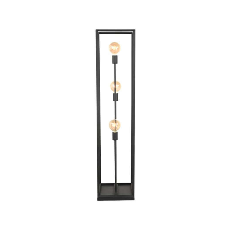 Vloerlamp Tetto 30x30x135 cm Zwart Metaal