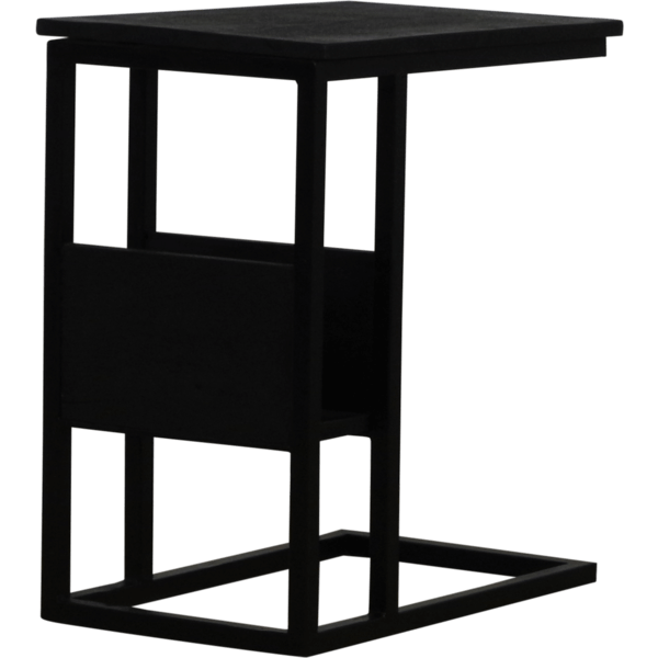 Bijzettafel / laptoptafel Dex zwart