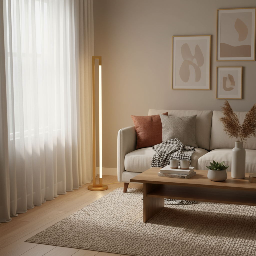 Futuro Gold Stehlampe