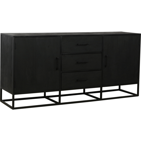 Dex dressoir 180 cm zwart OP=OP