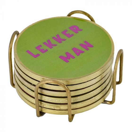 Coasters with holder