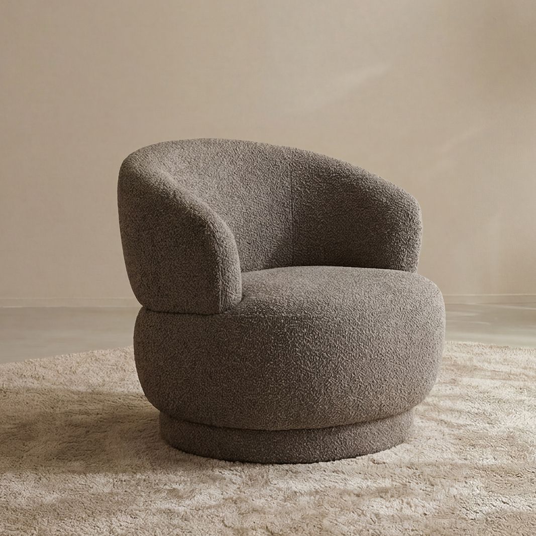 Draaifauteuil Alvito Mushroom