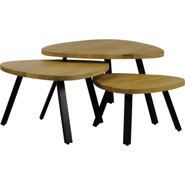 Arthur coffee table, 3 pieces