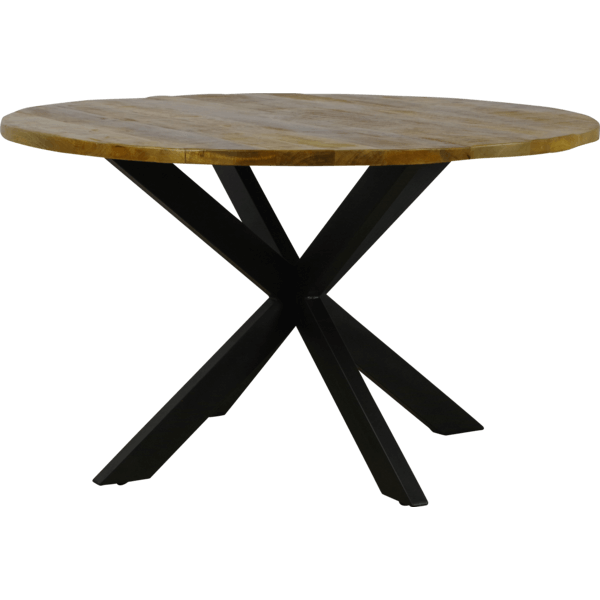 Eettafel rond mangohout