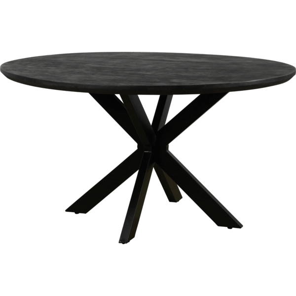 Eettafel verjongt zwart