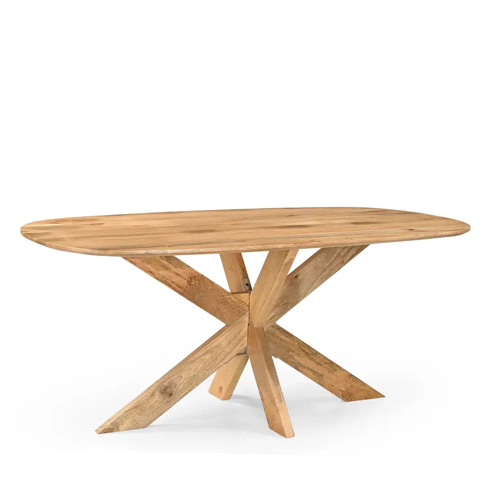 Danish dining table Runa + wooden base