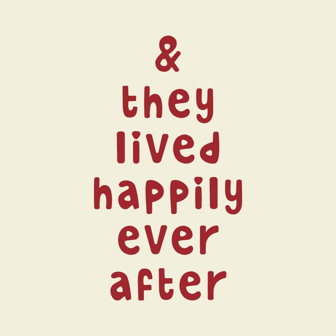 Tegeltje Lived Happily