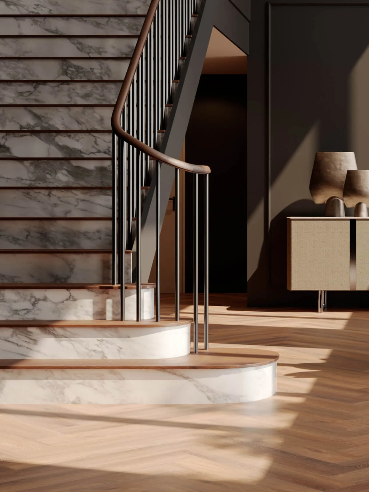 ROOM5 Executive Gold Walvisgraat Plak PVC 555100204