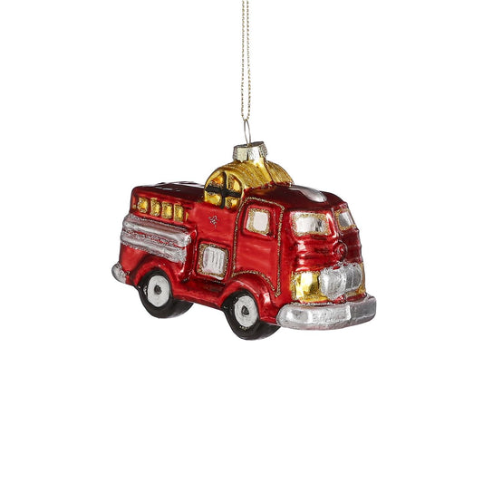 Ornament Brandweerauto rood