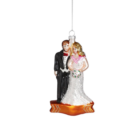 Kerstbal ornament bruid