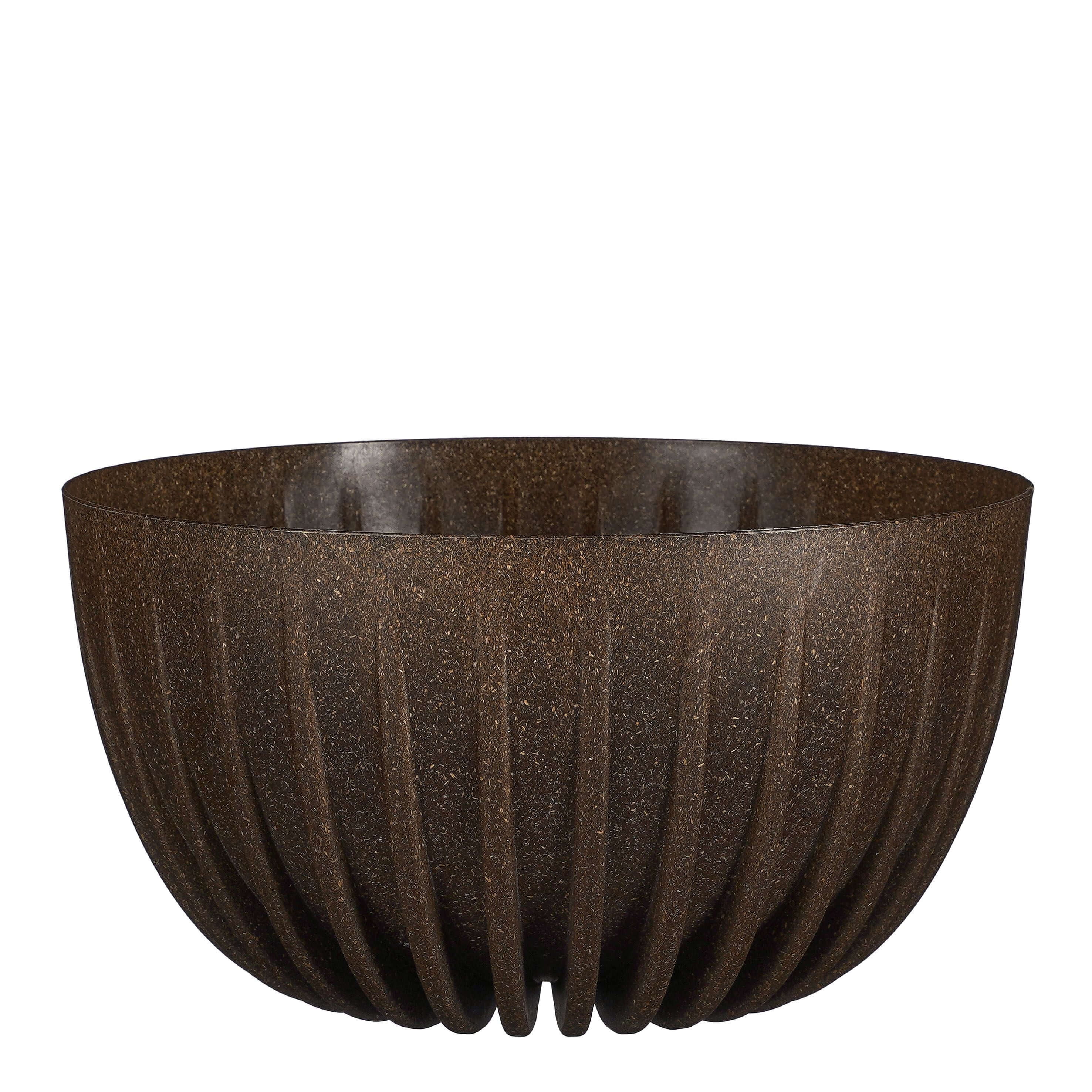 Brown flower pot