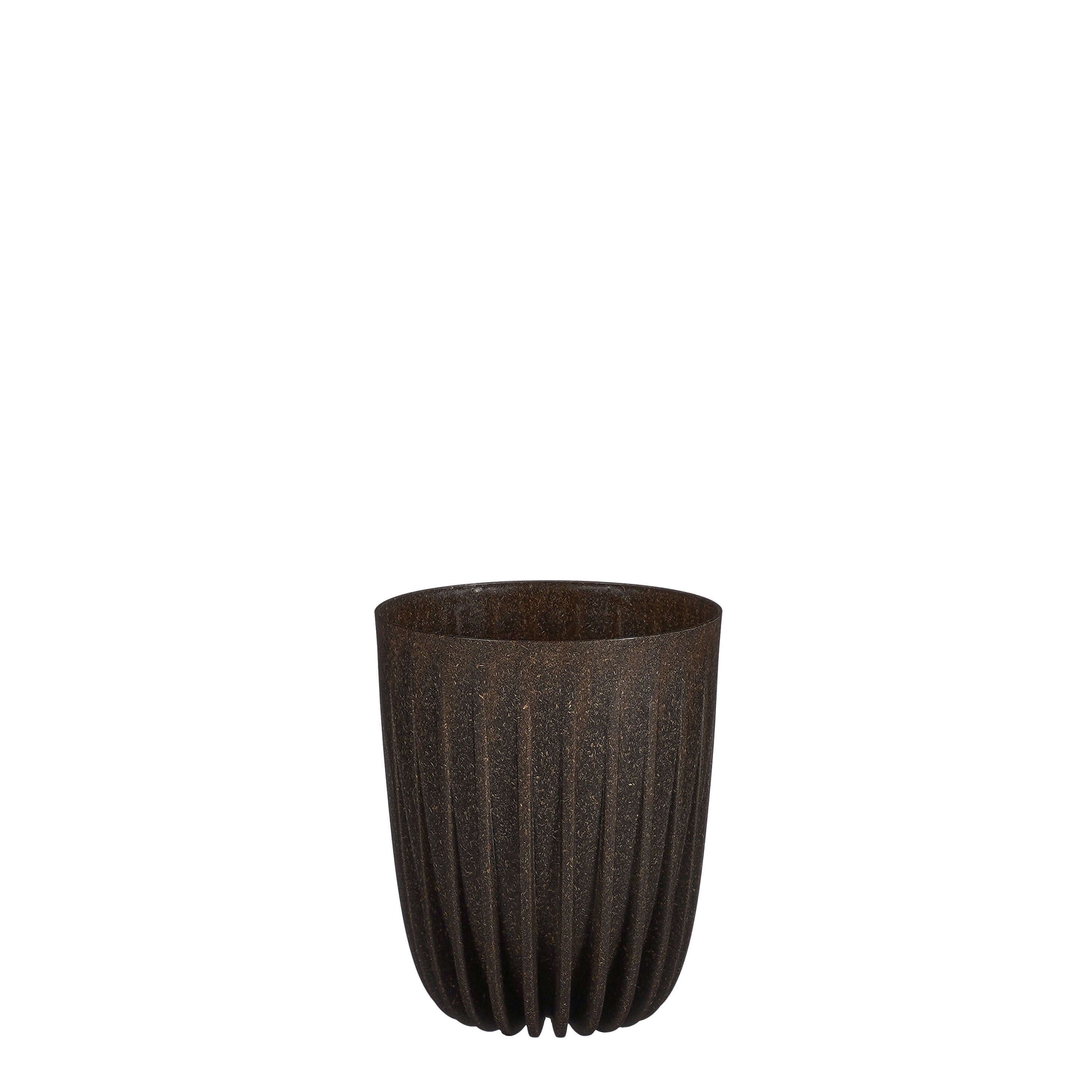 Brown flower pot