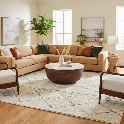 Couchtisch in Schalenform