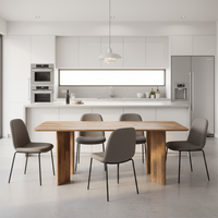 Jade Esstisch gerade braun