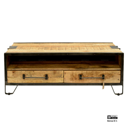 Industrial coffee table