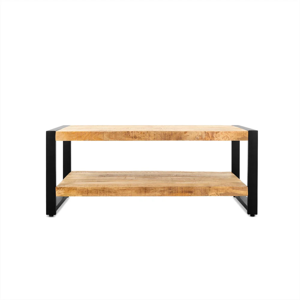 Britt coffee table with shelf