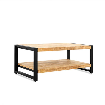Britt coffee table with shelf