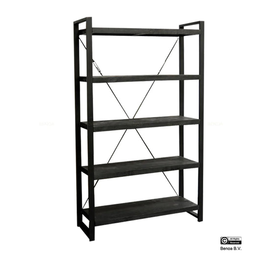 Boekenkast Zwart 120