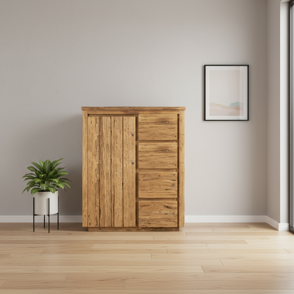 Bridge chest of drawers