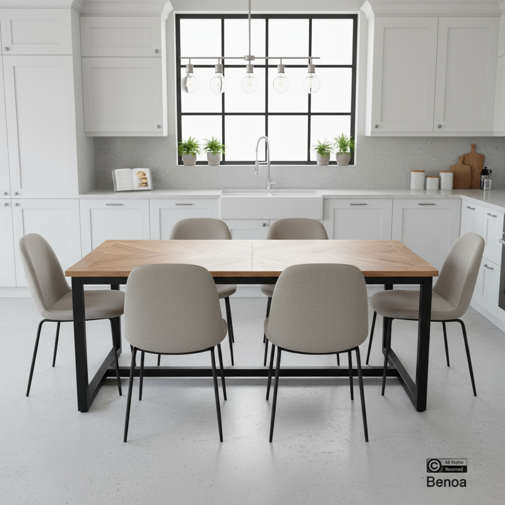 Jax dining table straight