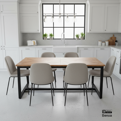 Jax dining table straight