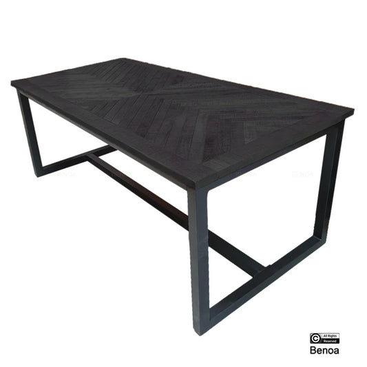 Eettafel Jax zwart recht