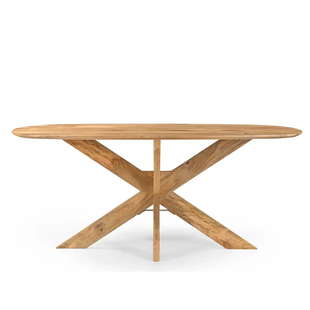 Dänischer Esstisch Runa + Holzgestell