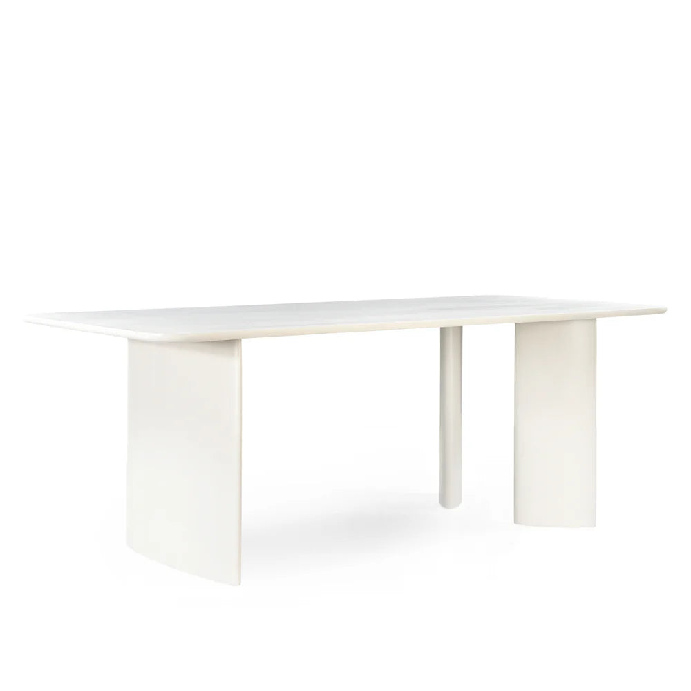 Dining table Jade Straight white